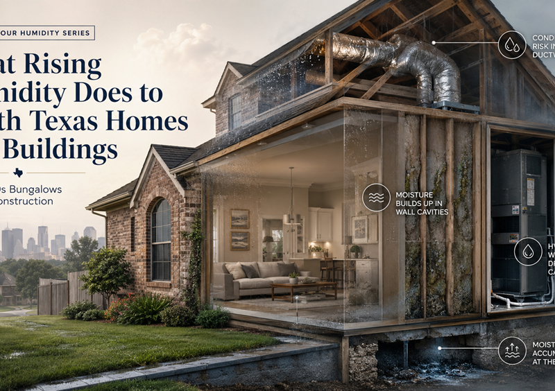 What Rising Humidity Does to North Texas Homes and Buildings: From 1950s Bungalows to New Construction