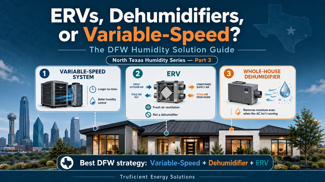 ERVs, Dehumidifiers, or Variable-Speed? The DFW Humidity Solution Guide