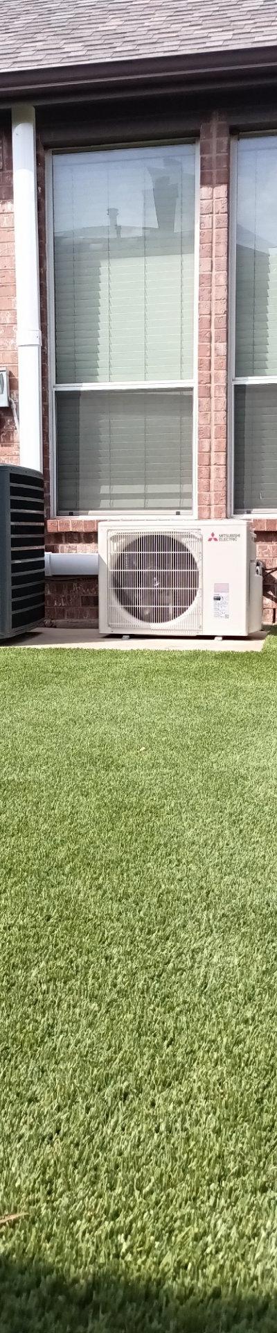 Truficient   New SUZ ka24 unit next to old goodman