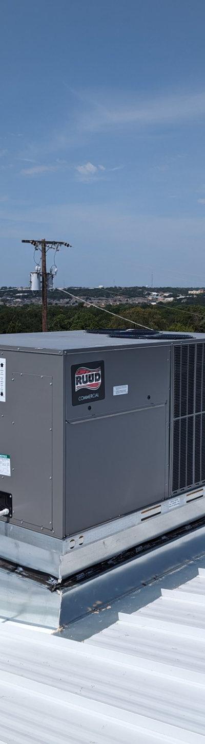 Truficient   RTU roof install